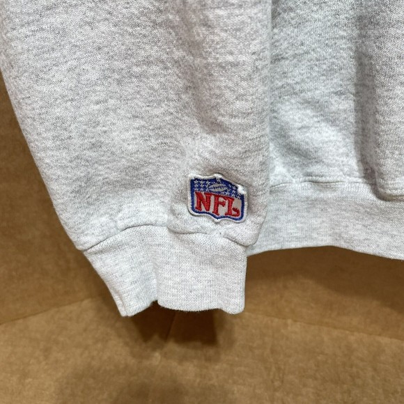 Vintage Denver Broncos Crewneck Sweatshirt, Grey, XL, Logoathletic, VTG - Picture 3 of 10